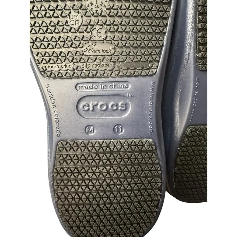 Crocs NEW Bistro Work Clogs Navy Blue Men’s 11 Restaurant Healthcare Hospitality